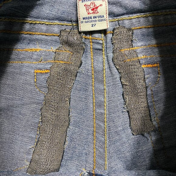 Women’s True Religion Joey Bootcut Jeans Dark-Wash 27 - Picture 10 of 12